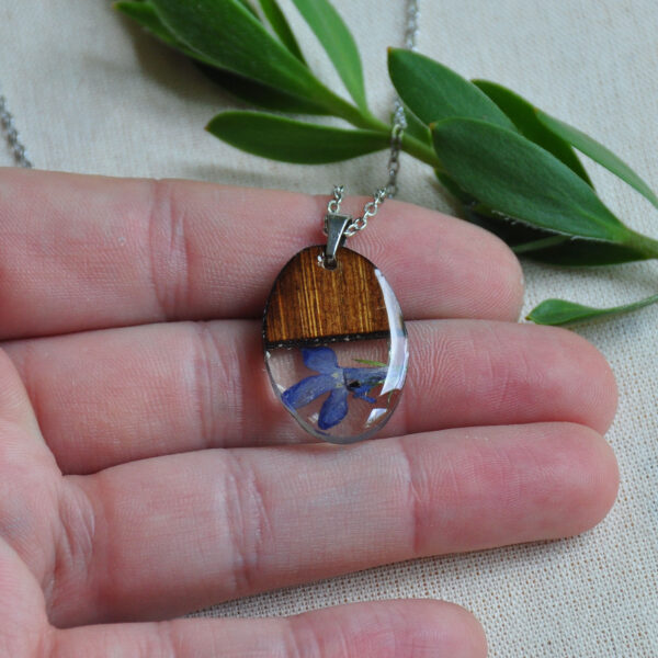 Blue Halfie Pendant