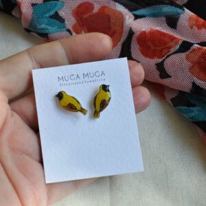 Yellow weaver Studs