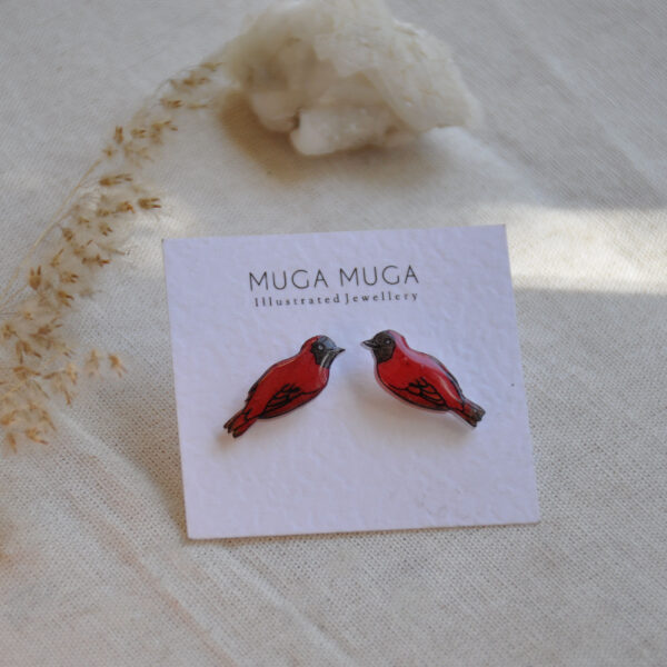 "Rooivinkie" studs - Image 2