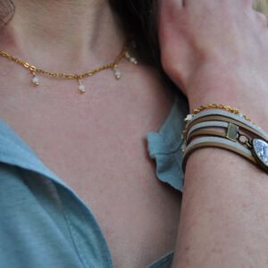 Birds and Flowers Necklace