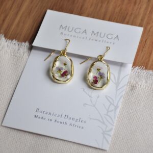 Organic dainty flowers dangles