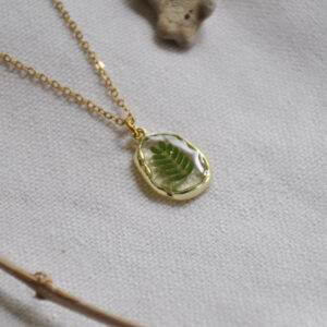 Organic Thorn leaf pendant